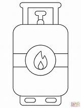 Gas Cylinder coloring Page  Free Printable Coloring Pages sketch template