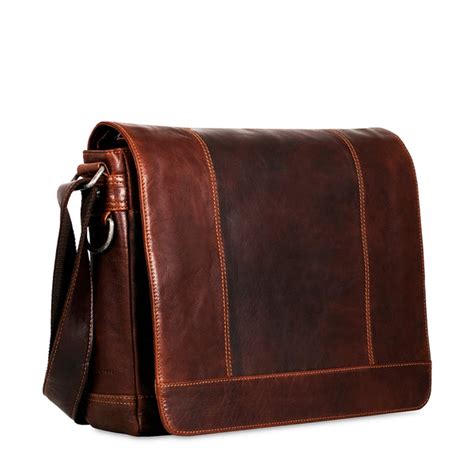 Leather Messenger Bags - Jack Georges