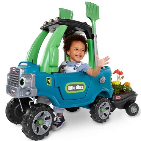 Go Green!™ Cozy Truck™ with Trailer | Riding toys, Little tikes, Kids ...