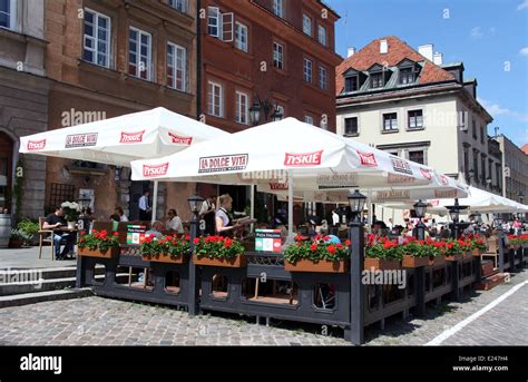 Summer in Warsaw Old Town Stock Photo - Alamy