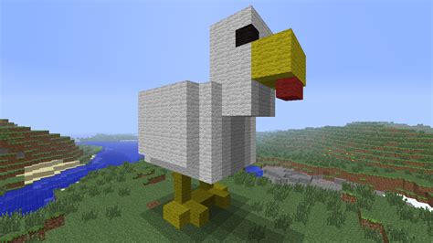 Chicken statue - Minecraft by Tryzon on DeviantArt