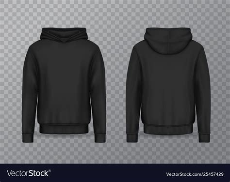 Realistic Men Hoodie Or Black 3D Hoody Sweatshirt With Blank Black Hoodie Template - CUMED.ORG ...