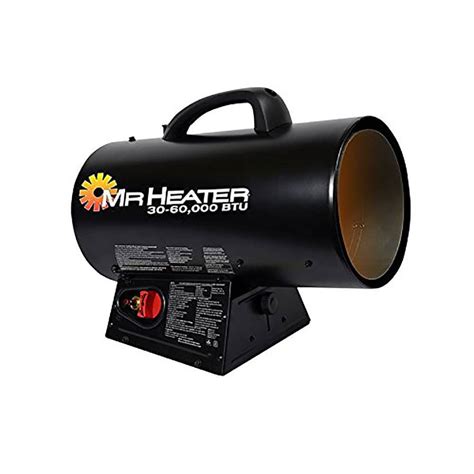 Mr. Heater MH60QFAV Portable Outdoor 60,000 BTU Forced Air Propane Shop ...