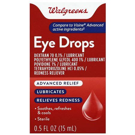 Walgreens Eye Drops Advanced Relief