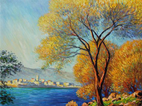 Antibes, View of Salis, Claude Monet Painting Canvas Reproduction : paintings123.com