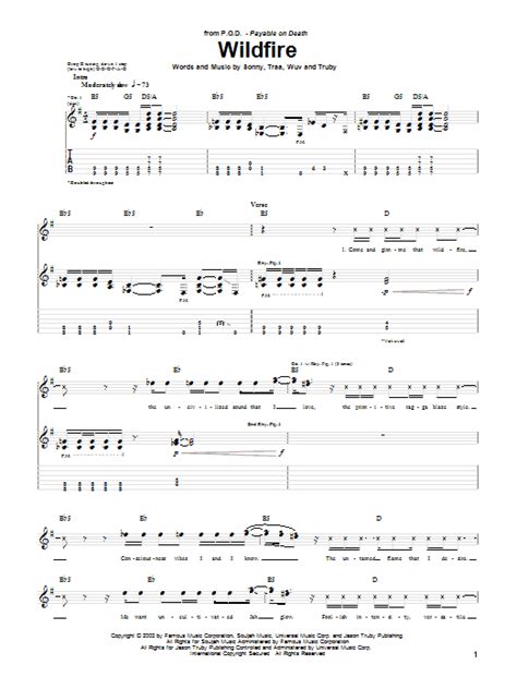 Wildfire | Sheet Music Direct