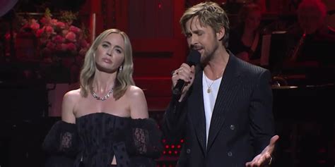 Ryan Gosling and Emily Blunt’s SNL monologue is being dubbed ‘one of ...