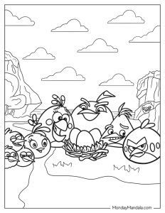 26 Angry Birds Coloring Pages (Free PDF Printables)