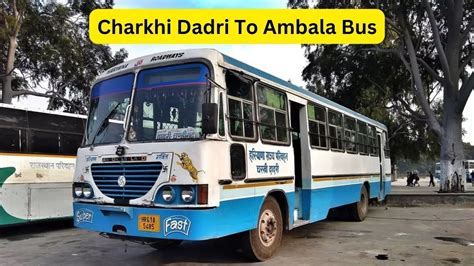 Charkhi Dadri To Ambala Bus TimeTable Haryana Roadways 2024