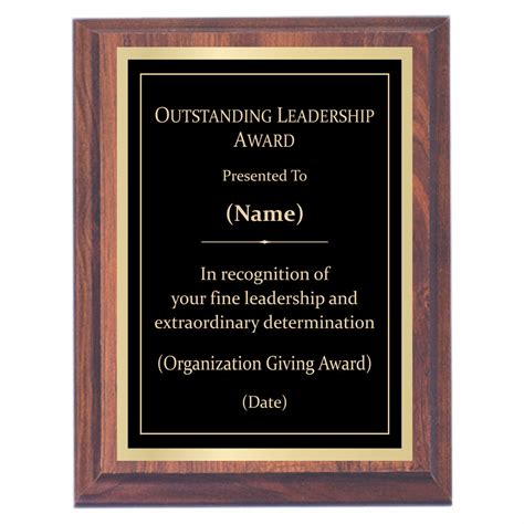 Leadership Premier Award Plaque – Awards2You