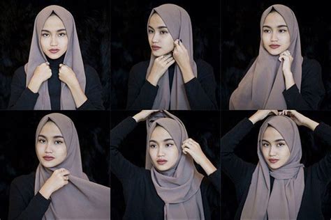 Simple Everyday Hijab Tutorial - Hijab Fashion Inspiration | Hijab, Gaya hijab, Kudung