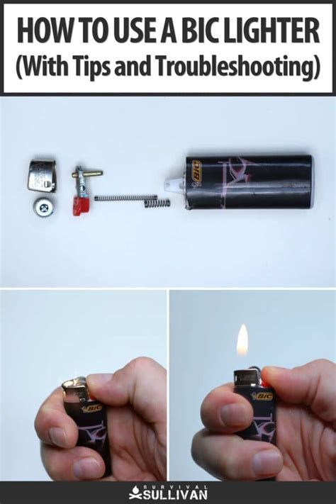 How To Use a Bic Lighter (with Tips and Troubleshooting)