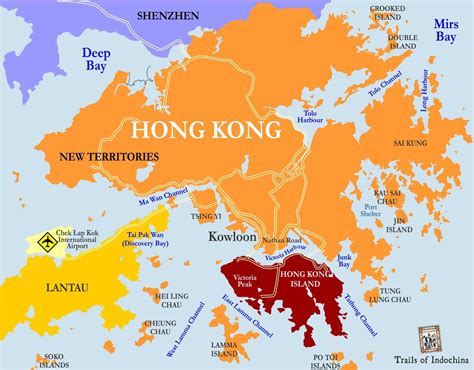 Trails of Indochina | Hong kong map, Hong kong island, Hong kong travel