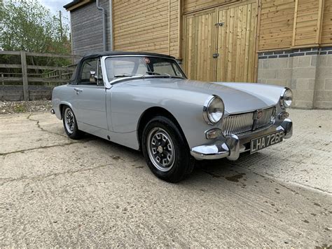 1967/F MG Midget MkIII 1275cc in Stunning Silver. – Mike Authers Classics