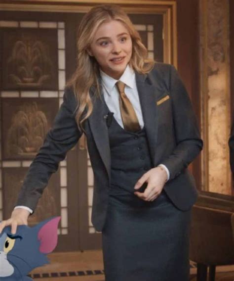 Chloë Grace Moretz Tom And Jerry Blazer | Kayla Black Blazer