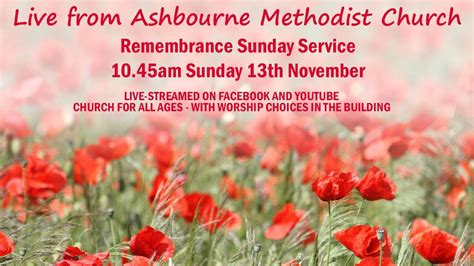 10.45am Remembrance Sunday Service - 13th November - YouTube