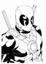 Free Printable Deadpool Coloring Pages For Kids sketch template
