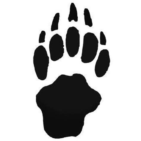 Badger Paw Print Foot Track Vehicle Decal Sticker - Etsy