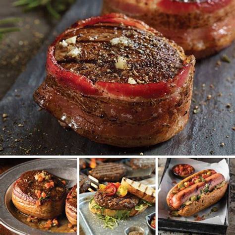 Omaha Steaks Bacon-Wrapped Christmas Gift Holiday Food Father's Day Gift Package Gourmet Deluxe ...