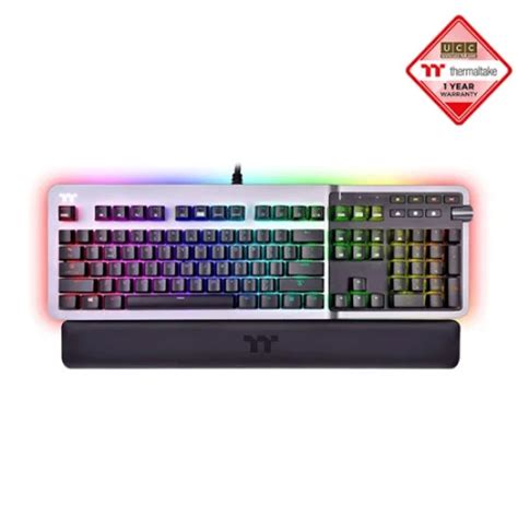 Thermaltake ARGENT K5 RGB Cherry MX Speed Silver Gaming Keyboard