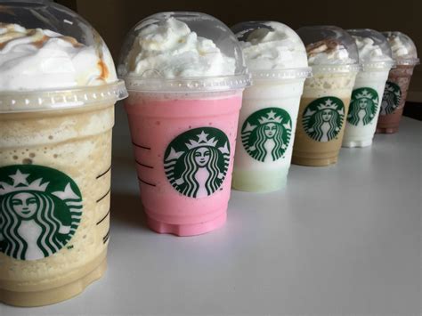 best starbucks frappuccino flavors