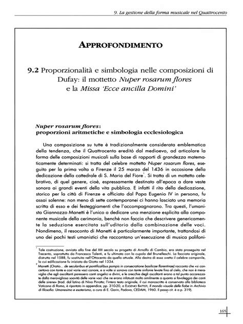Guillaume Dufay Nuper Rosarum Flores e Missa Ancilla Domini Carrozzo-cimagalli-storia-Della ...