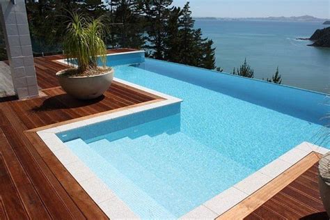 Above ground pool decks – 40 modern garden swimming pool design ideas ...