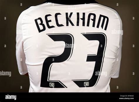 David Beckham 23 Stock Photo - Alamy