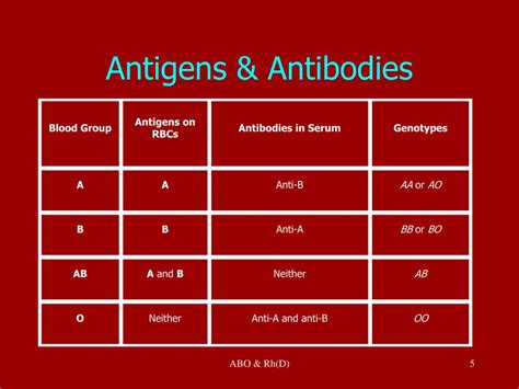 PPT - ABO & Rh(D) Blood Groups PowerPoint Presentation, free download - ID:5876013