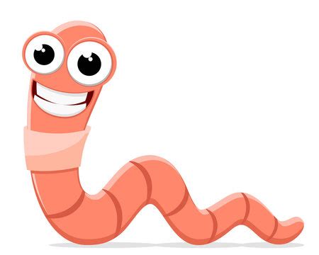 Cartoon Earthworms