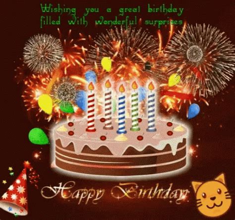 Happy Birthday GIF - Happy Birthday Cake - Discover & Share GIFs | Happy birthday wishes cake ...