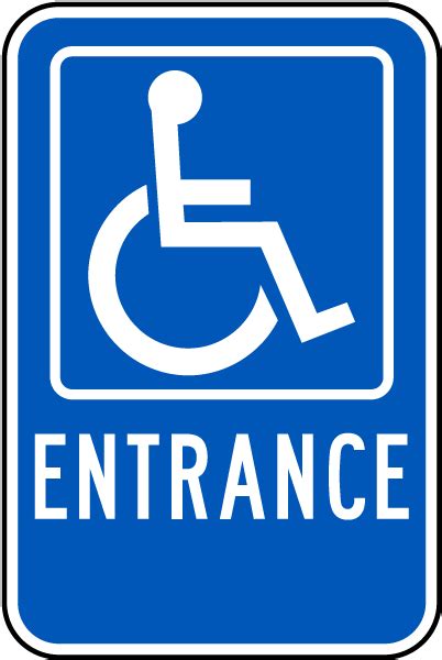 Accessible Entrance Sign - Claim Your 10% Discount