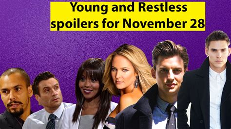 Young and the Restless spoilers for November 28-29 - Celeb Tattler