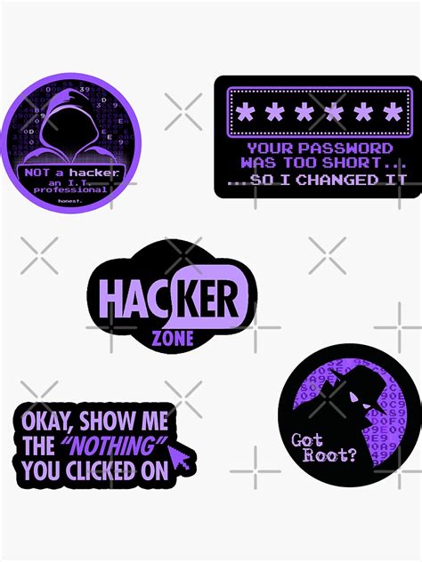 "Cybersecurity Hacker Cyber Security Sticker Pack" Sticker for Sale by ...