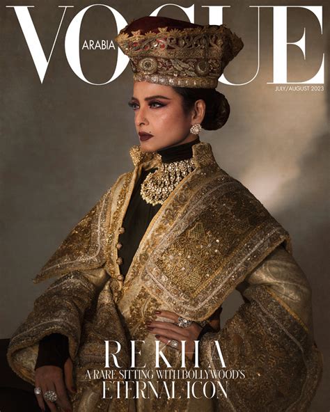 Rekha In First Cover Shoot For Vogue Is A Sight To Behold