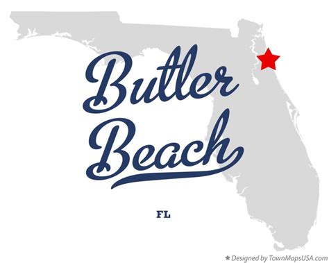 Map of Butler Beach, FL, Florida