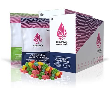 Pure Edible CBD gummies to relive pain and stress - Hemping US