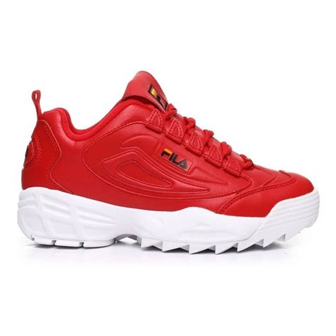 Tenis Fila rojo Disruptor 3