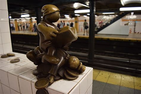 Subway Art: Sculpture in Manhattan - Sand and Snow