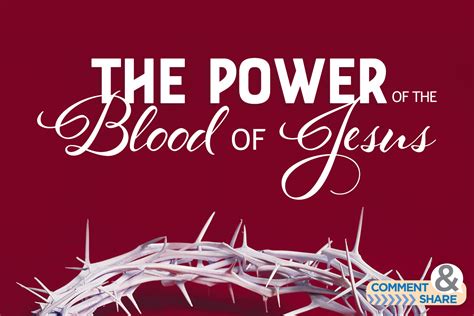 THE BLOOD OF JESUS – THE WORD INSPIRES