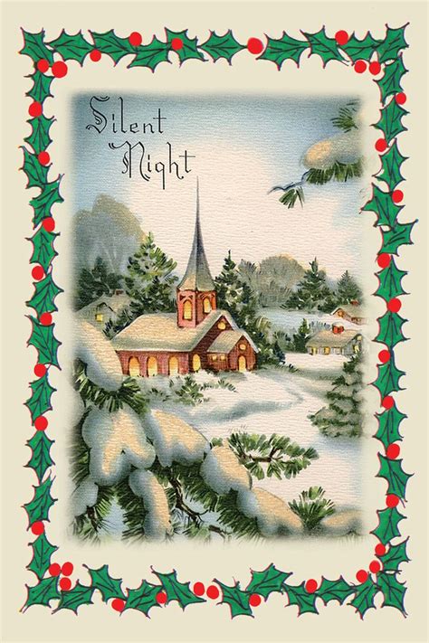 31 Best images about Vintage Xmas Cards Winter scene on Pinterest ...