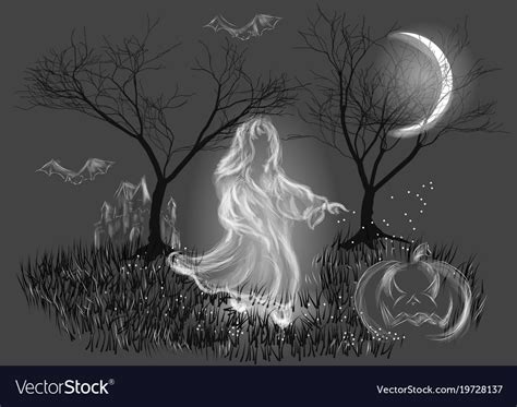 Scary night Royalty Free Vector Image - VectorStock