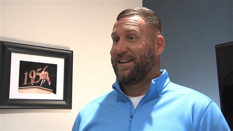 Former Pittsburgh Steelers QB Ben Roethlisberger talks backstage at the ...