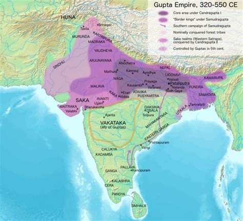 MAP: The Gupta Empire