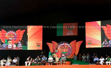 Photos: Narendra Modi woos audience at BJP Delhi rally - Photos News , Firstpost