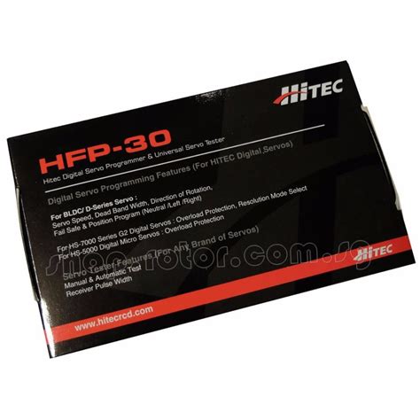 Hitec HFP-30 Digital Servo Programmer & Universal Servo Tester, Tester ...