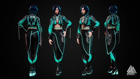 Cyberpunk fashion series - Bundle 1 in Characters - UE Marketplace