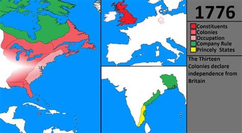 A Color Coded Animated Map Marking Each Notable Event Within the Rise ...