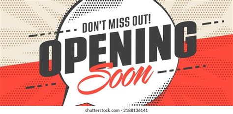 Opening Soon Banner Template Design Marketing Stock Vector (Royalty Free) 2188136141 | Shutterstock