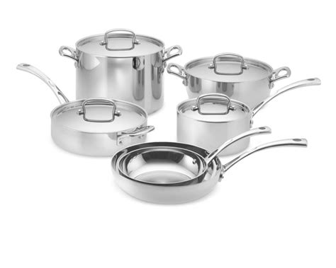 Cuisinart French Classic Tri-Ply Stainless-Steel 10-Piece Cookware Set | Williams Sonoma